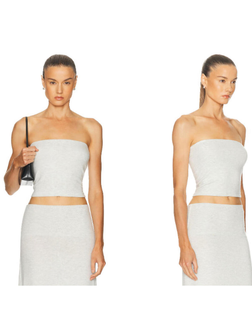 Leset Lauren Bandeau Top cloud SIZE S NWT $120msrp
